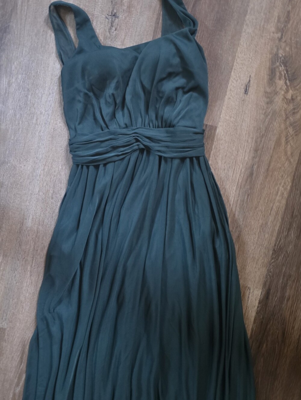 Elegant Forest Green Sleeveless Maxi Dress - Brand Unspecified